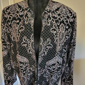 Alex Evenings Women's Plus Size Glitter Metallic evening jacket  Size 22W